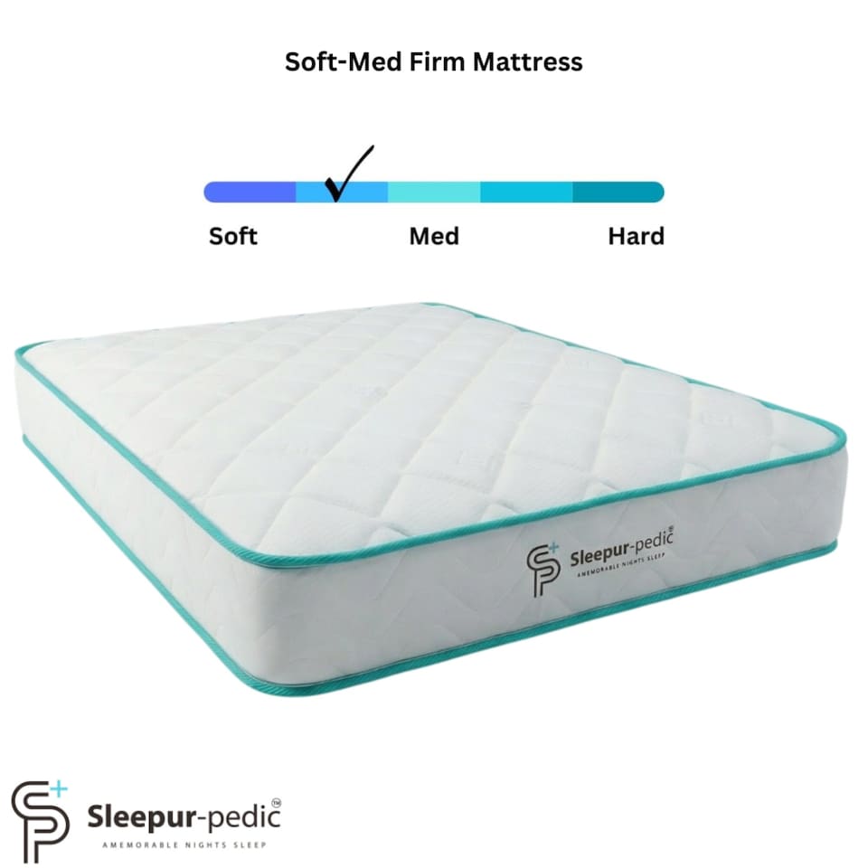 image 1 of Single Memory Infused Foam and Spring Mattress, 17cm Thick, 90 X 190cm,