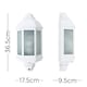 image 5 of ValueLights Kayleigh White PIR Motion Sensor Outdoor Wall Light & Warm White LED Bulb | White