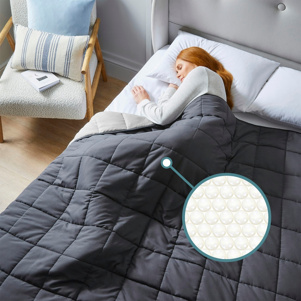 image 1 of Silentnight Restore Cooling Adult Weighted Blanket, 6.8Kg, 150 x 200 cm