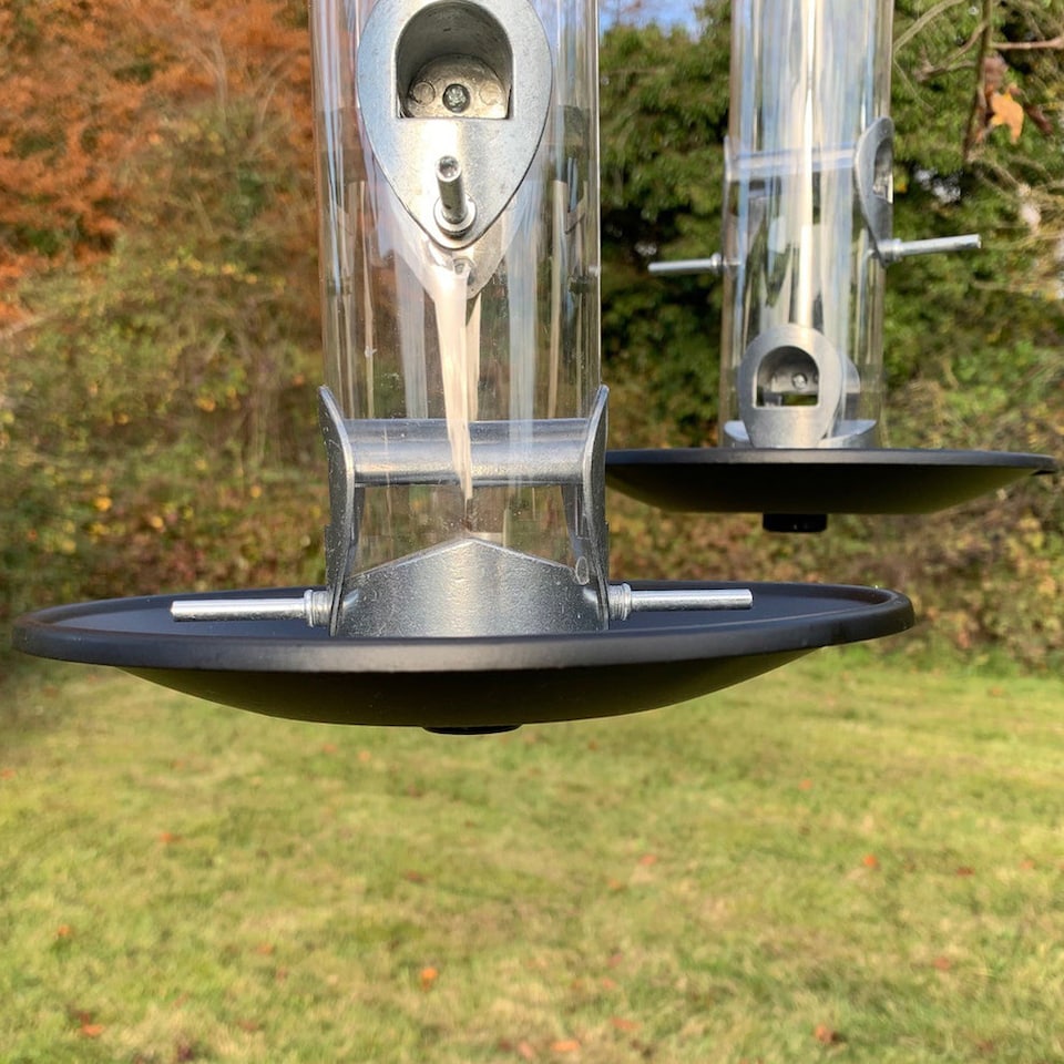 image 1 of Bird Feeder Seed Catcher Tray (Set of 4)