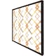 image 3 of Geometric golden pattern (Picture Frame) White | L
