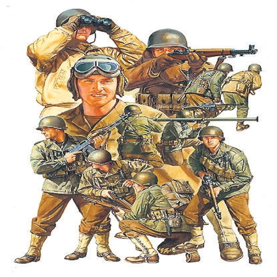 Tamiya US WWII GI Infantry (1:48 Scale)