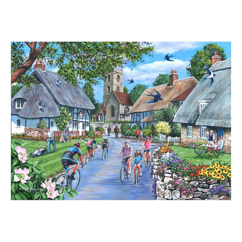 image 1 of Sunday Morning BIG 500 Piece Jigsaw Puzzle