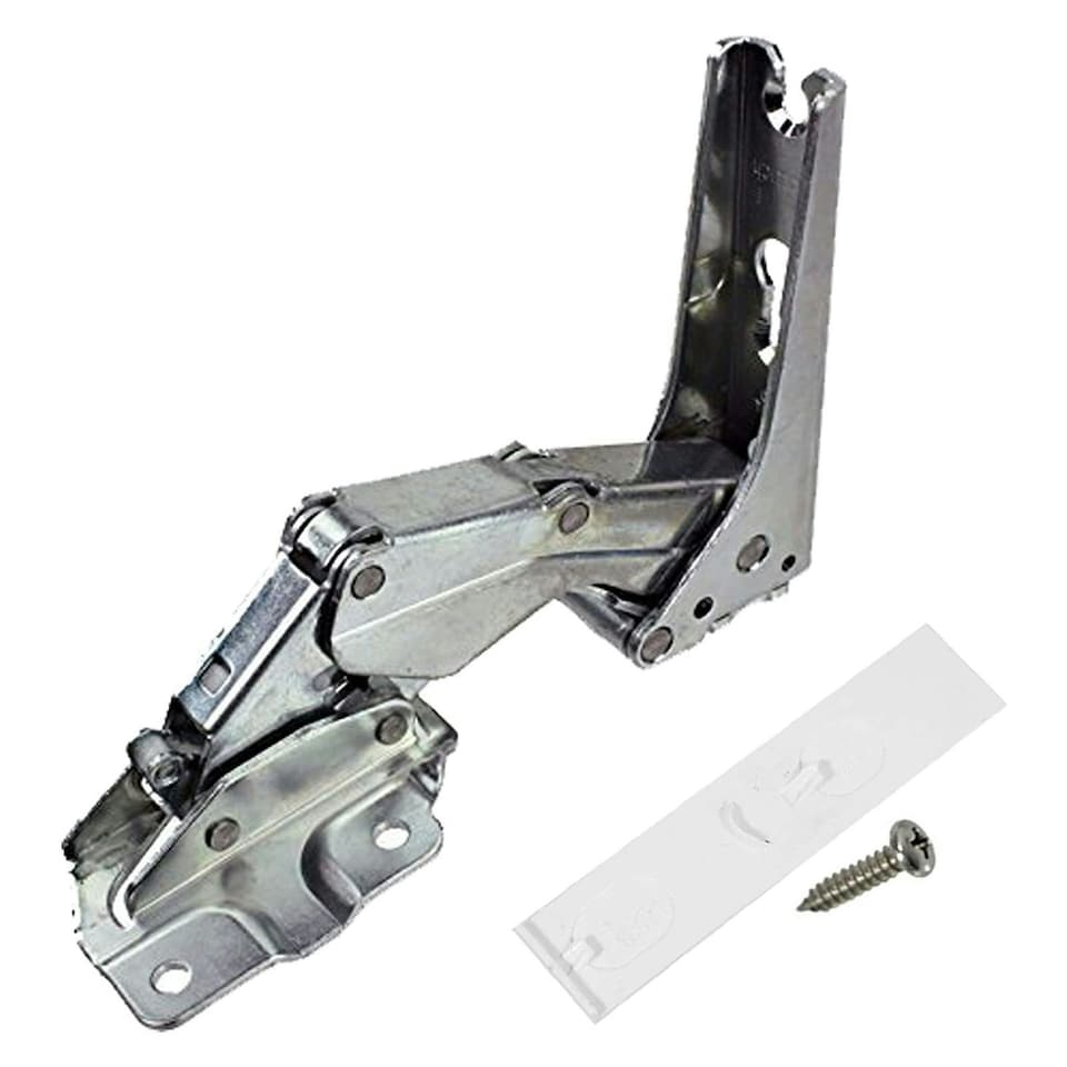image 1 of SPARES2GO Integrated Fridge Door Hinges for AEG Electrolux Freezer 3362 3363 5.0 41,5 Silver