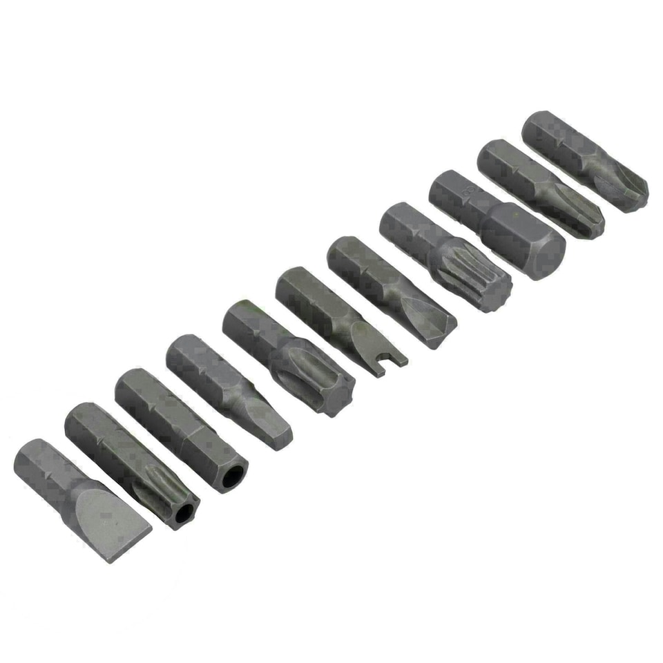 image 1 of 100pc Screwdriver Drill Wrench Torx Security Bit Tamperproof Hex Bit Set