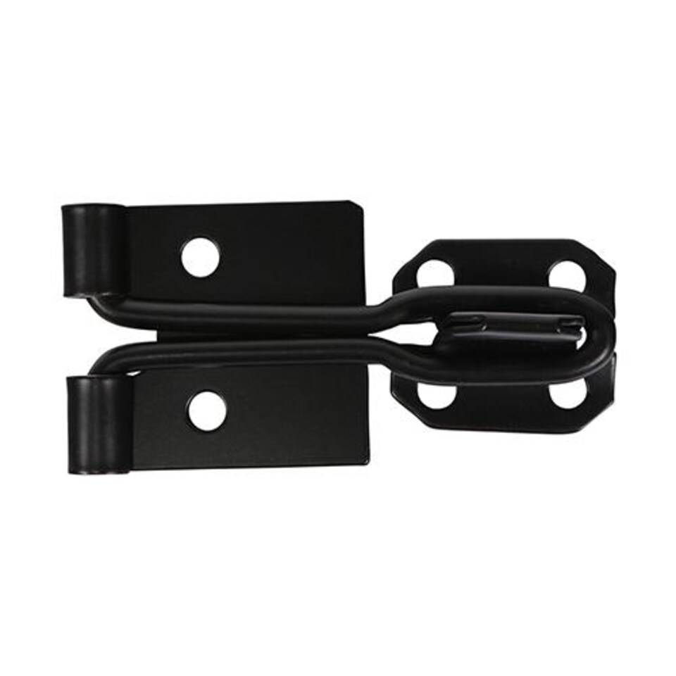 image 1 of Timco - Wire Pattern Hasp & Staple - Black (Size 4" - 1 Each)