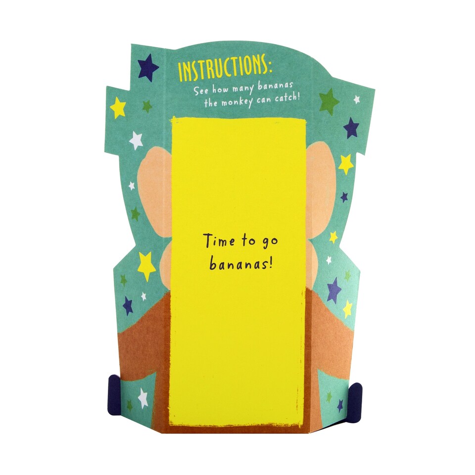 image 1 of Hallmark Father's Day Card - With 3D Pop-Up Monkey Game Design