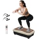 image 1 of HOMCOM Vibration Plate Machine Fitness Body Shaper Slim Trainer Home