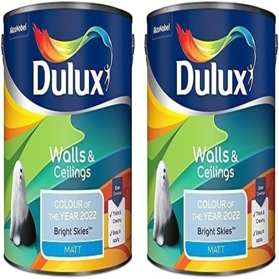 image 1 of Dulux Matt Bright Skies 2.5L