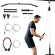 image 1 of Weight Cable Pulley System for Home Gym with Universal Loading Pin | Red