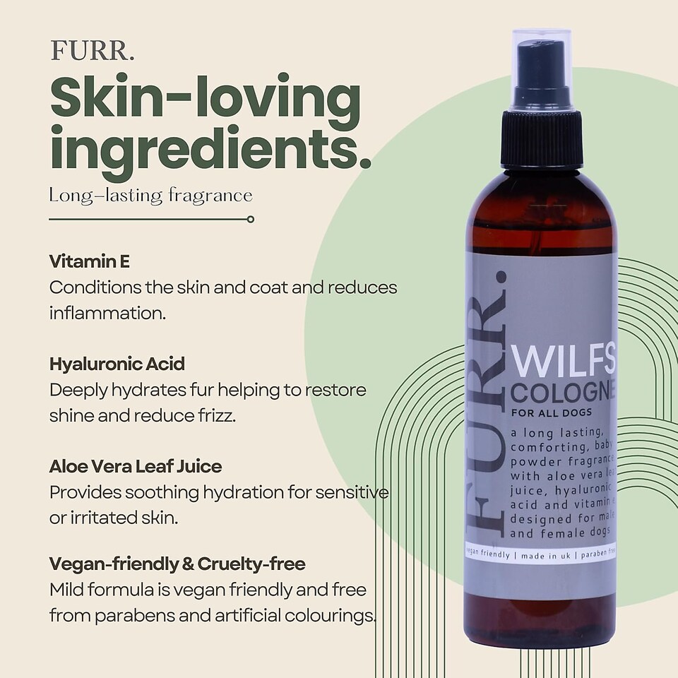 image 1 of FURR Wilfs Baby Powder Dog Cologne Spray (pack of 2) 250ml