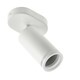 image 1 of CGC SOLIS White Single GU10 Ceiling Spotlight with Halo Ring Adjustable Spot Bar White