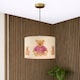 image 3 of CGC BLAKE 30cm Oatmeal Linen Pink Teddy Bear Children’s Lampshade