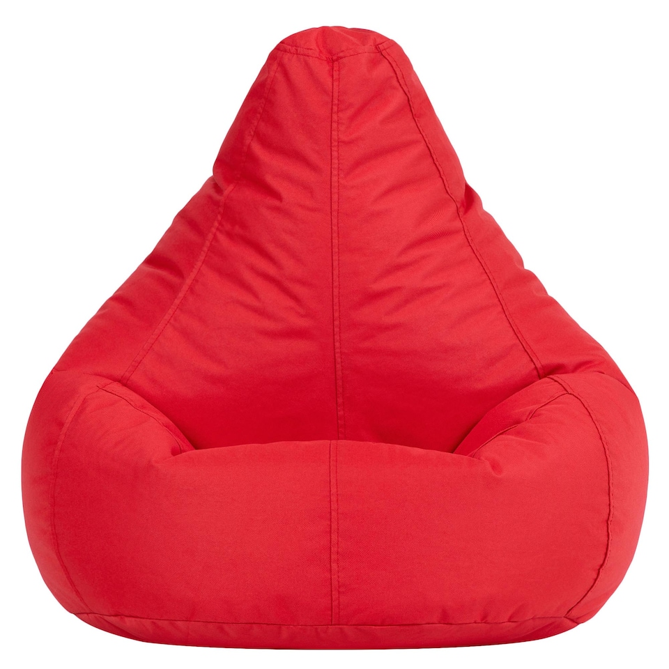 image 1 of icon Kids Recliner Beanbag Indoor and Outdoor Red Set of 2