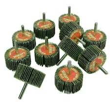 40 Grit 50mm Flap Wheel Disc Abrasive Sanding Pads For Drills 6mm Shank 10 Pack