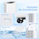 image 9 of HOMCOM Portable Air Conditioner 12000 BTU, 4-in-1 Cool, Fan, Dehumidifier Sleep Mode, Air Conditioning Unit with Digital Display, Remote Control, 24H Timer, Child Lock&Window Kit for Rooms