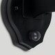 image 3 of ValueLights Black Mayfair Dusk-till-Dawn Outdoor Wall Lantern with 6W Warm White Bulb