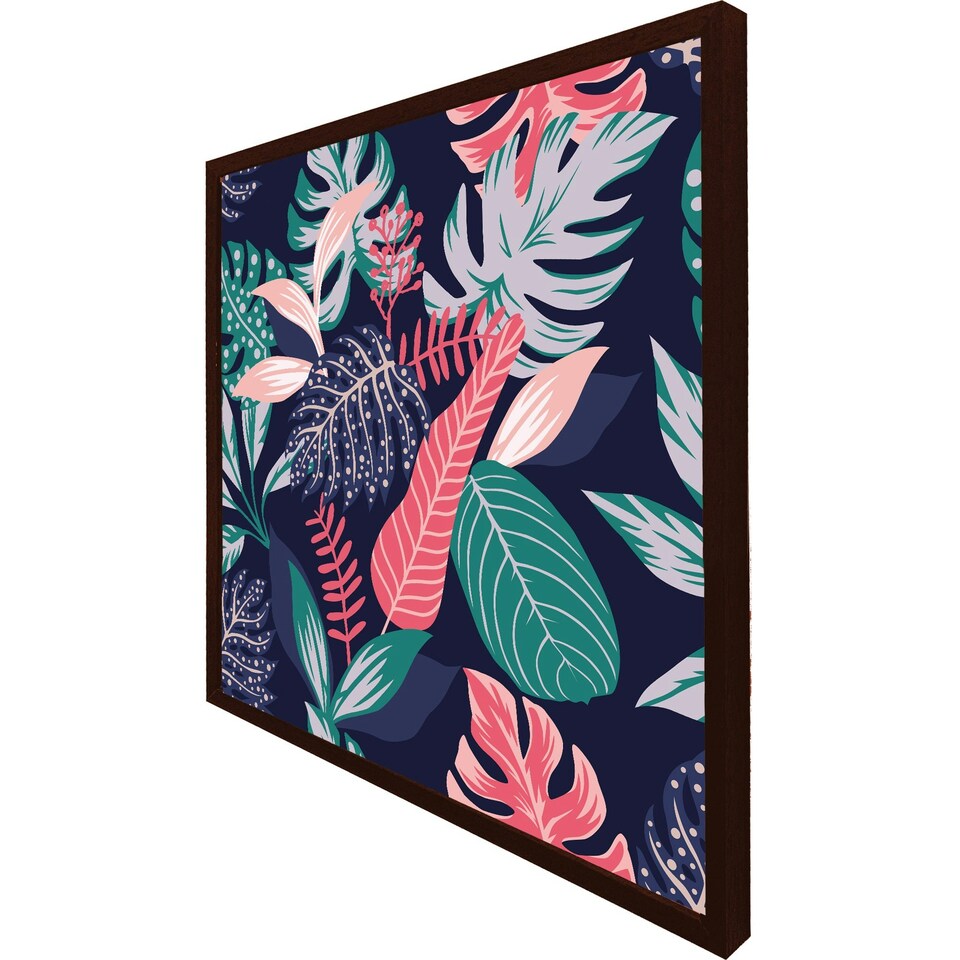 image 1 of Tropical plant leaves (Picture Frame) Black | XS
