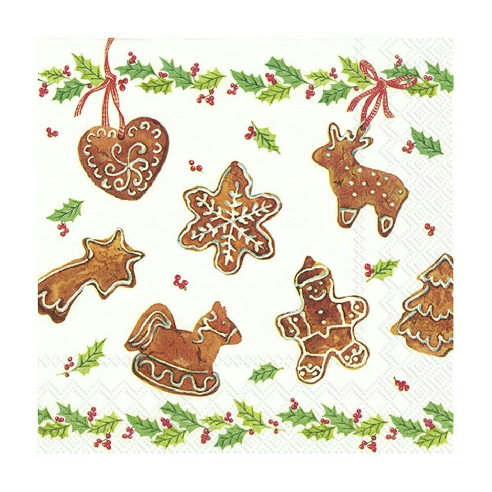 IHR Lunch Napkins Sweet Bakery 33cm 3ply 20 Pack