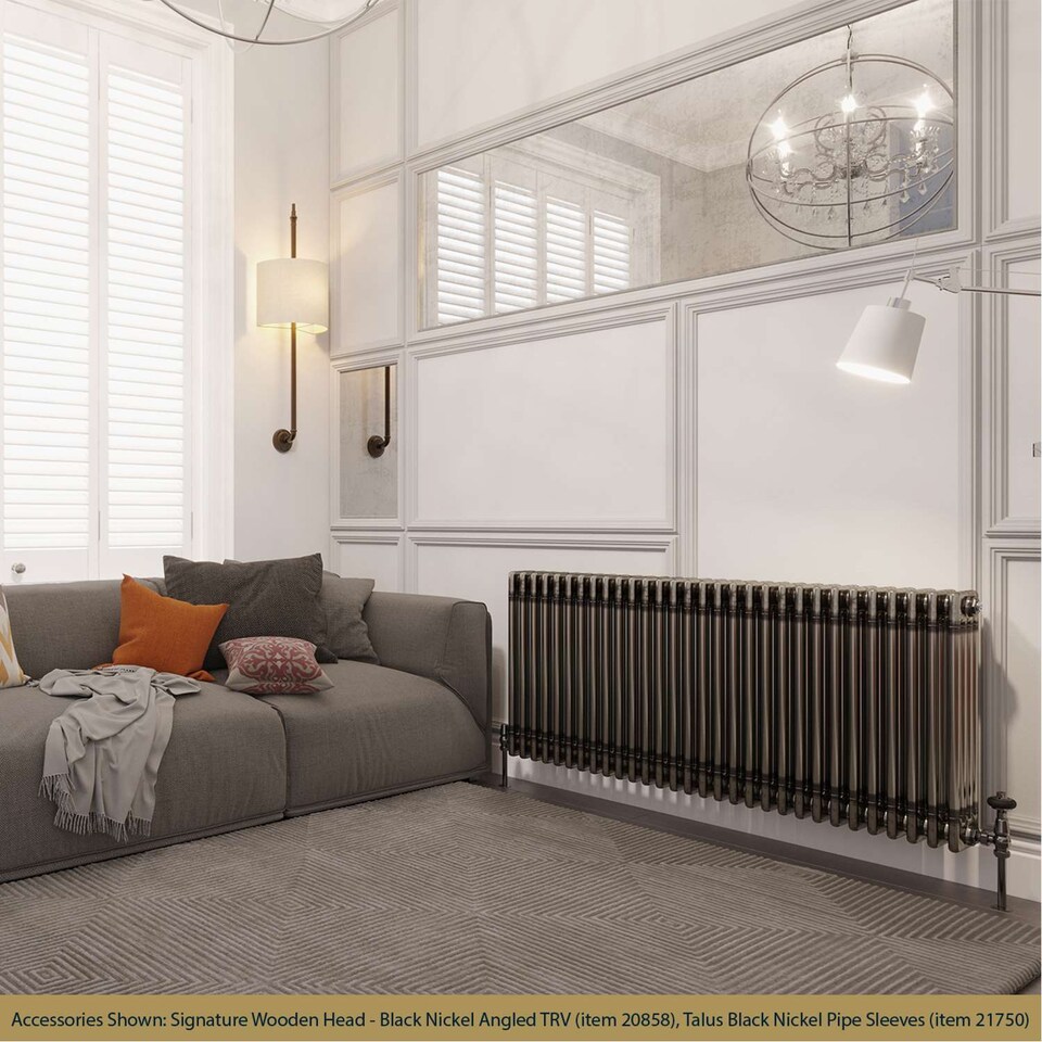 image 1 of Alpha - Raw Metal Column Radiator H600mm x W1340mm 4 Column