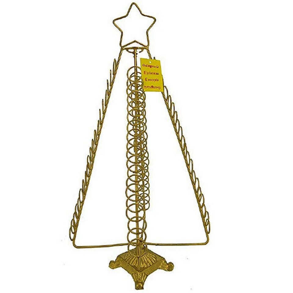 image 1 of Premier Christmas Card Holder | Gold | Gold | One Size | 1