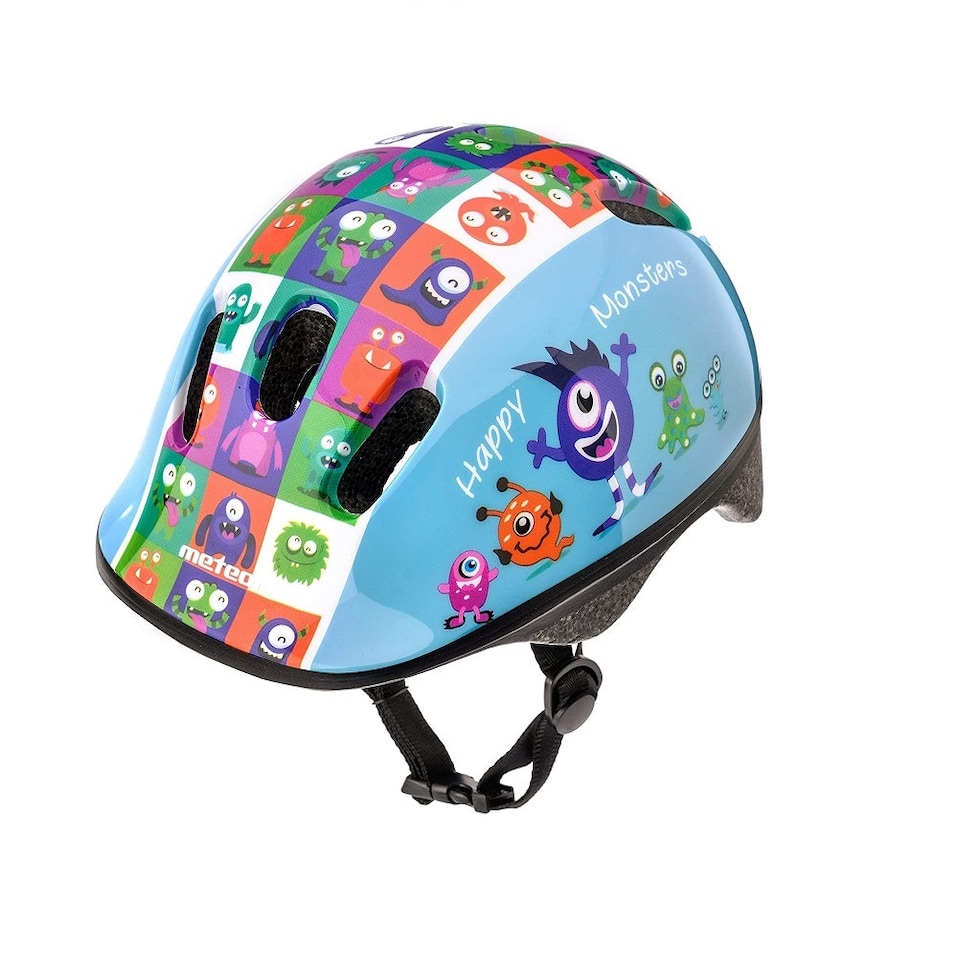image 1 of Helmet for Kids Toddlers – Lightweight Adjustable Bike Helmet for Boys & Girls – Safety Crash Protection for Cycling, Scooter, Skateboard – KS06 Multi | Happy Monster | XS