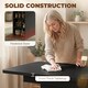 image 7 of HOMCOM Extendable Dining Table for 4-6, Kitchen Table with Shelves