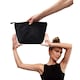 image 2 of Nutshell Luxe Canvas Accessory Bag - Black - S Black