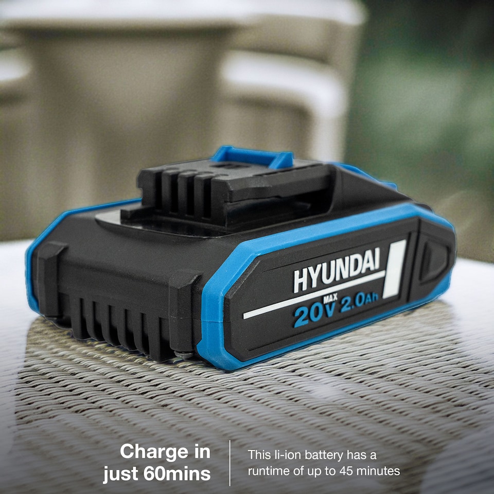 image 1 of Hyundai Mini Chainsaw 6" 20V Includes Chain, 2Ah Battery & Charger HY20CCS150