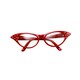 image 2 of Bristol Novelty Womens/Ladies 50s Female Glasses - Red - One Size One Size