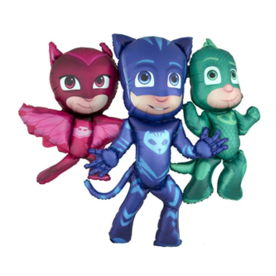 PJ Masks Airwalker Balloon - Blue/Pink/Green - One Size