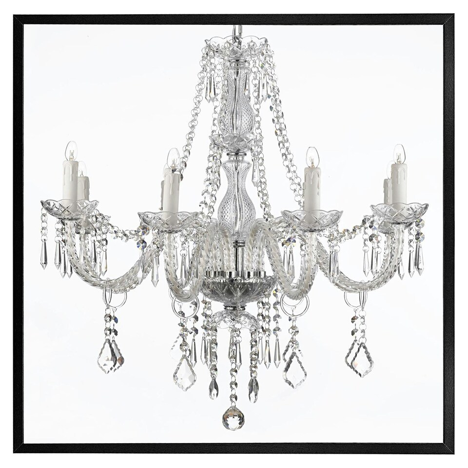 image 1 of Chandelier (Picture Frame) Brown | Oak | XS