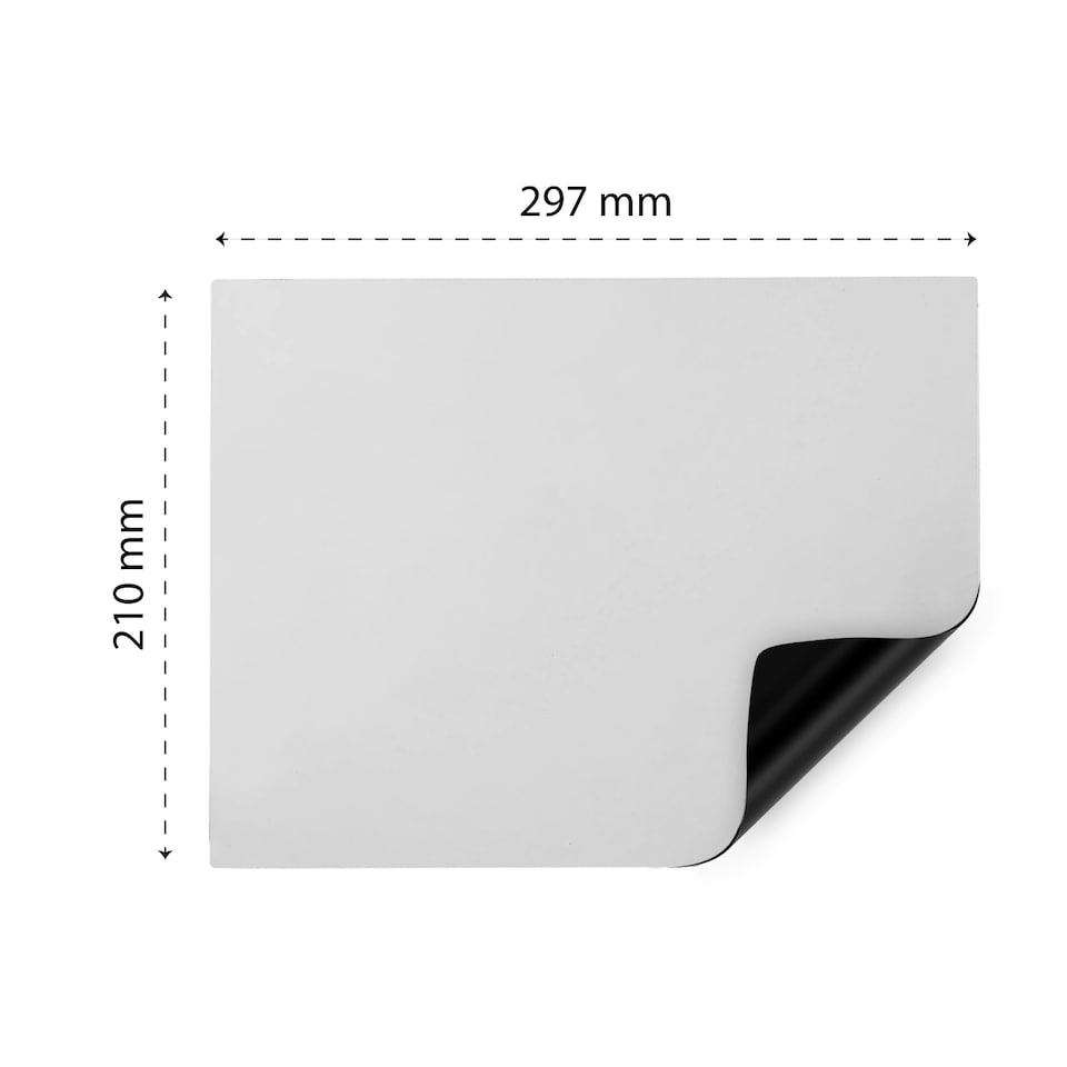 image 1 of A4 Magnetic Whiteboard Dry Wipe Board