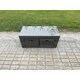 image 3 of Fimous Patio Garden Furniture Sets Wicker 10 Seater Outdoor Rattan Furniture Sofa Sets with Rectangular Coffee Table Reclining Chair 2 Small Footstools