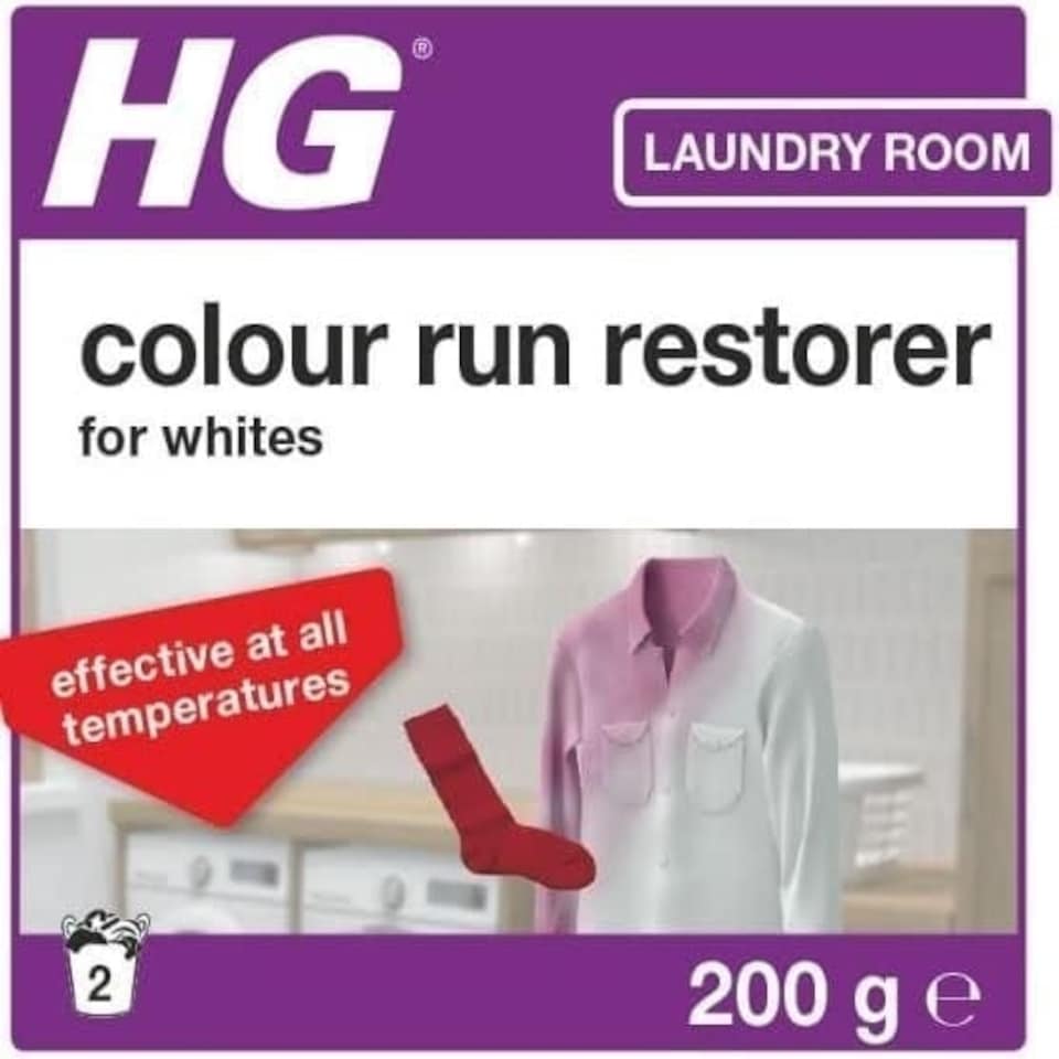 image 1 of HG colour run restorer for whites 0.2kg
