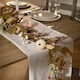 image 1 of OHS Autumnal Pumpkin Velvet Artificial Faux Home Table Mantle Decor Garland