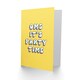 image 2 of Omg Party Time Fun Bright Retro Yellow Woman Her Birthday Card