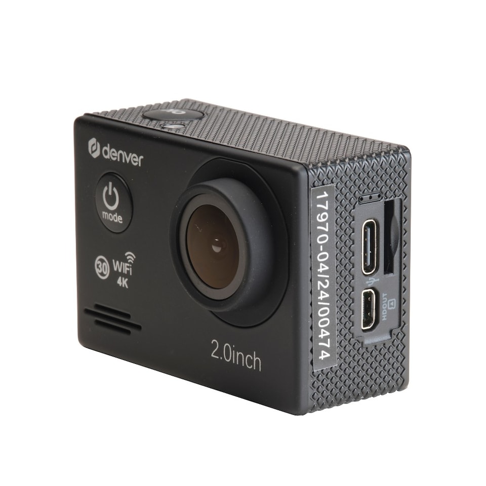 image 1 of Denver 4K Ultra HD Action cam with Wi-Fi function and accessories