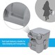 image 5 of Outsunny 20L Camping Toilet Portable Travel WC Caravan Picnic Fishing Restroom