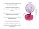 image 2 of Premier Compact USB Rechargeable Desktop Fan with Adj Head Pink