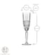 image 3 of RCR Crystal Brillante Glass Champagne Flutes - 190ml - Pack of 6