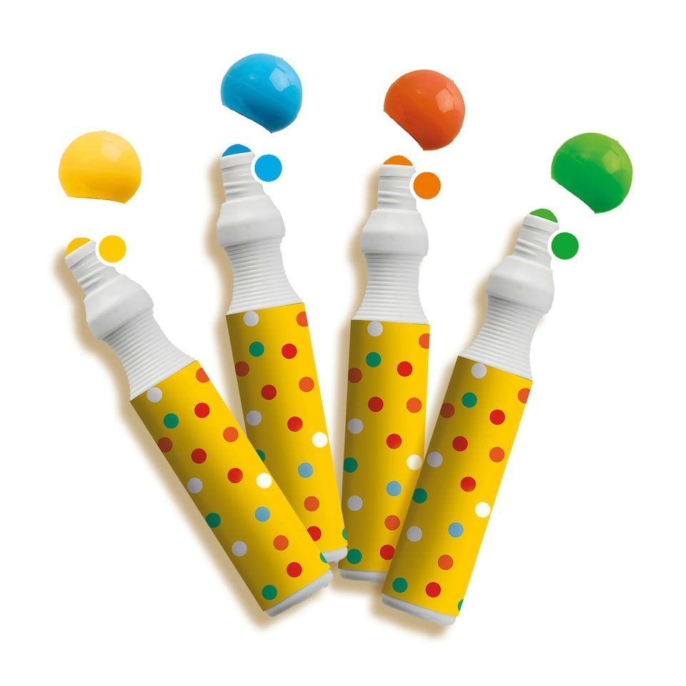 image 1 of SES Creative Dot Markers - 4 Colours XXL