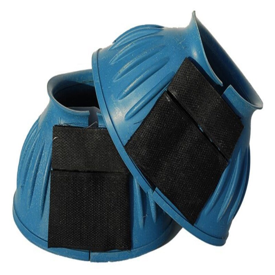 image 1 of Rhinegold Velcro Overreach Boots | Multi | Colour: Plum
Size: Small