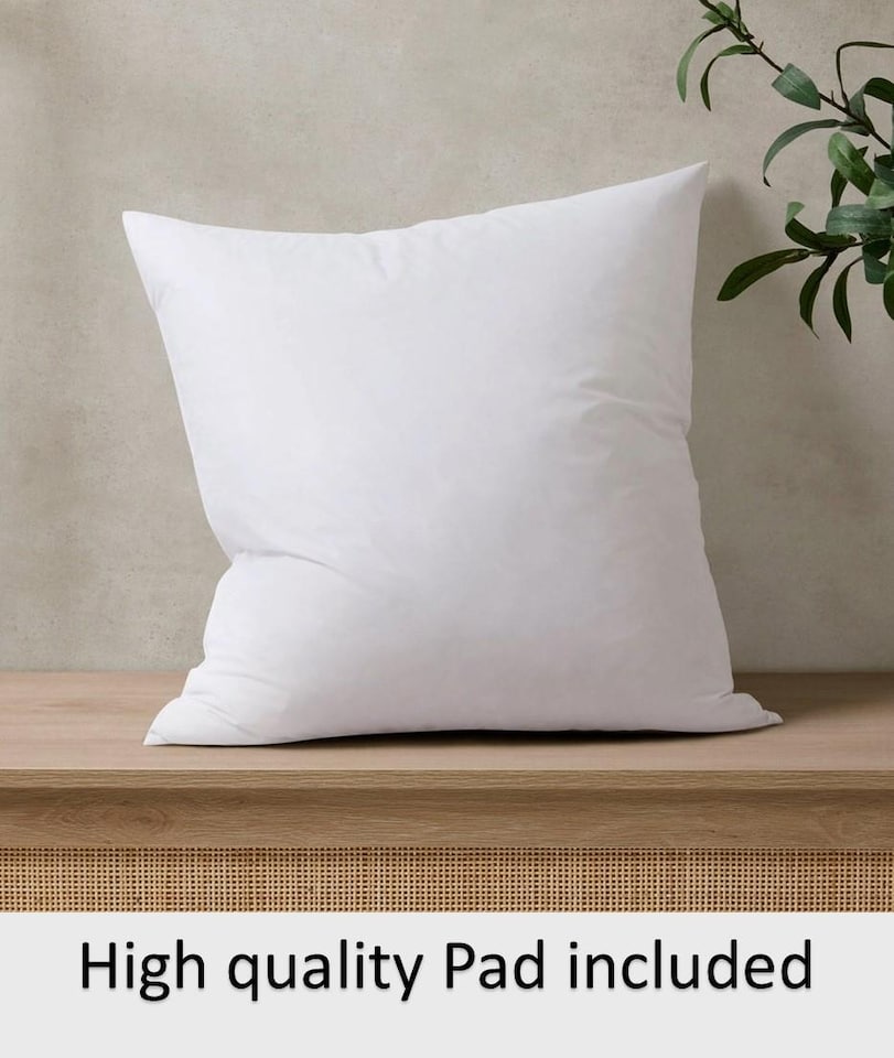 image 1 of Linen Fern Outdoor Water-repellant Cushion Pair