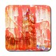 image 3 of CRAZY RED BEN (Coaster)