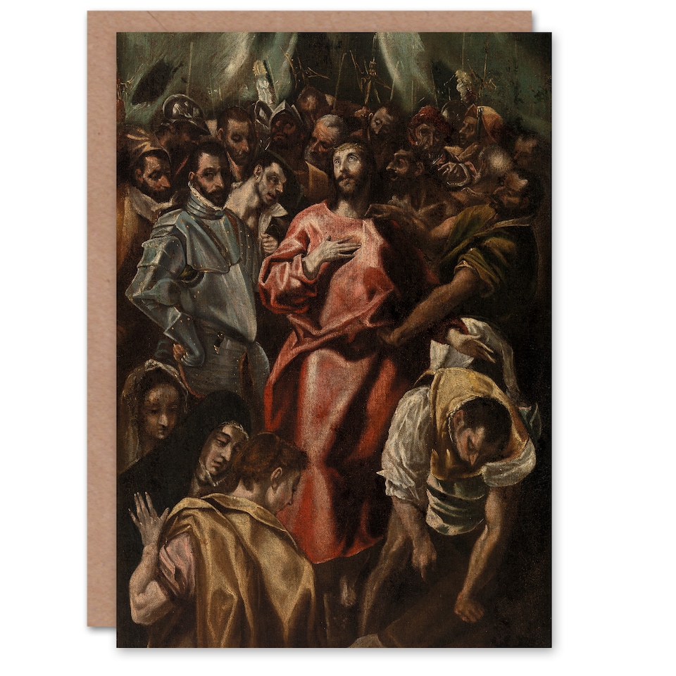 image 1 of El Greco Art Card Espolio The Disrobing of Jesus Christ