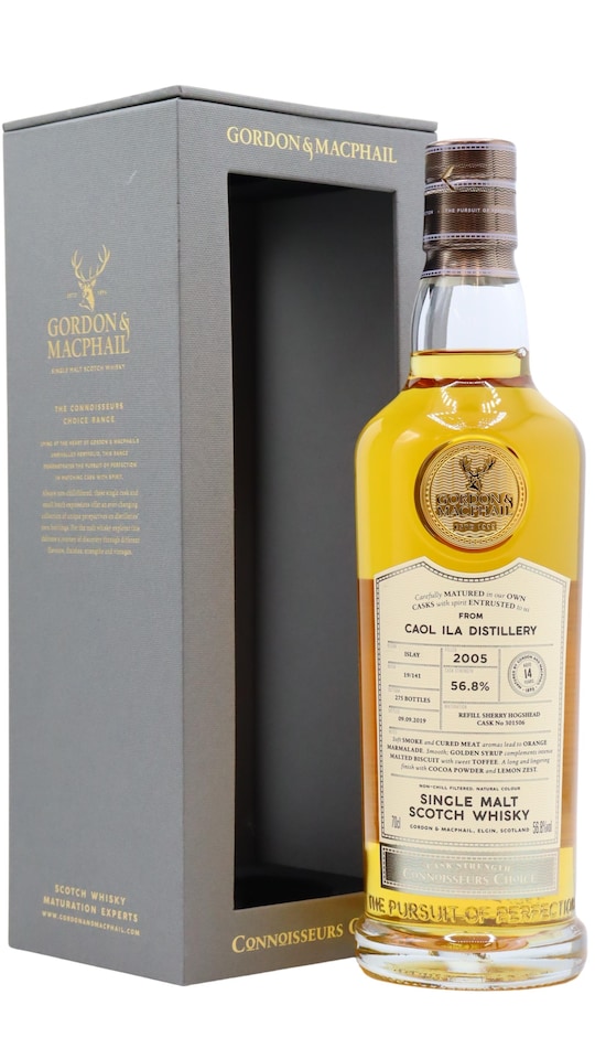 Caol Ila Connoisseurs Choice Single Cask No 301506 2005 14 year old Whisky