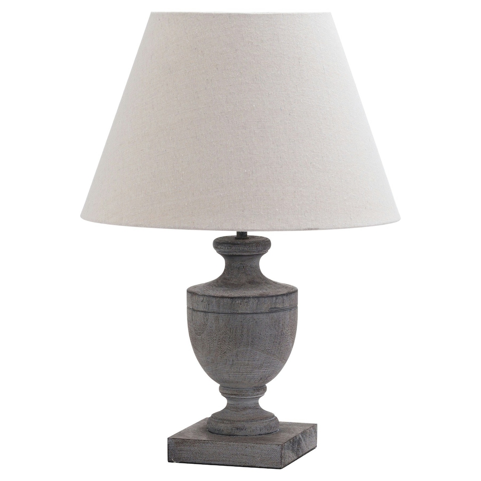 image 1 of Hill Interiors Incia Urn Table Lamp (UK Plug) - Brown - One Size