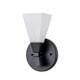 image 5 of Bowtie Bathroom Wall Lamp, Matte Black IP44