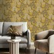 image 1 of Sublime Tree Floral Ochre Wallpaper Yellow | Yellow